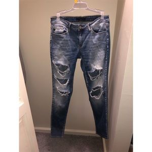boutique ripped skinny jeans